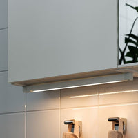 SILVERGLANS LED light bar for bathroom, adjustable light intensity white, 40 cm - best price from Maltashopper.com 70528668