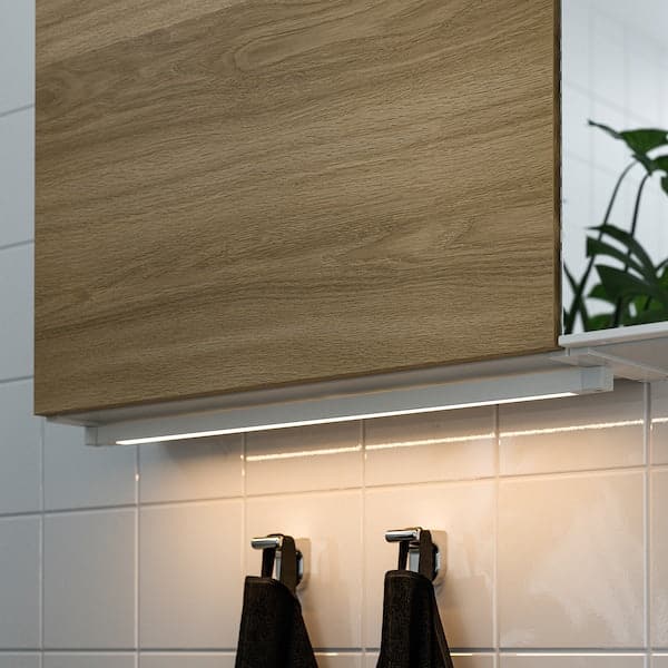 Ikea SILVERGLANS LED light bar for bathroom, white dimmable light intensity, 60 cm
