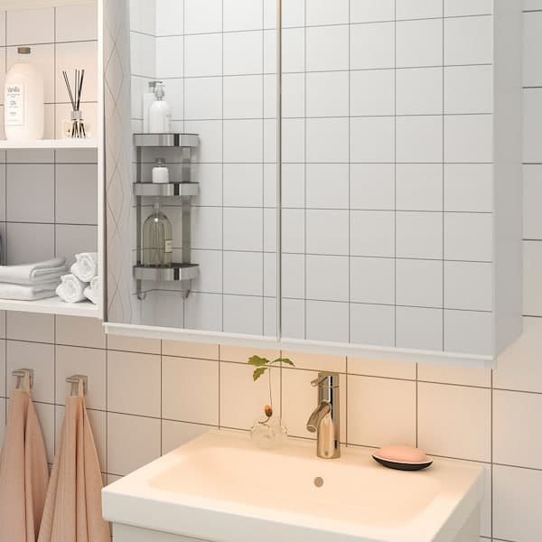 Ikea SILVERGLANS LED light bar for bathroom, adjustable light intensity white, 80 cm