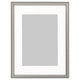 SILVERHÖJDEN frame, silver-colour, 30x40 cm