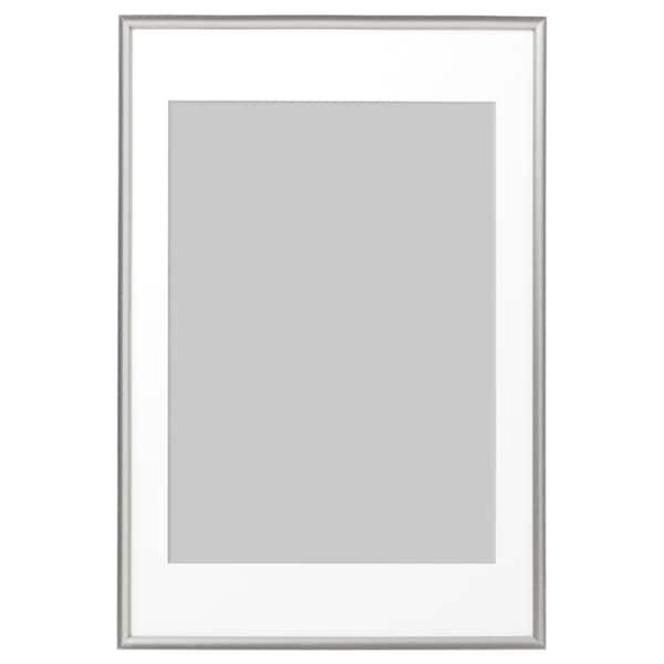 SILVERHÖJDEN - Frame, silver-colour, 61x91 cm - best price from Maltashopper.com 80298290
