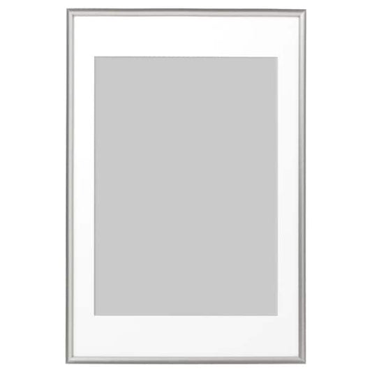 Ikea SILVERHÖJDEN - Frame, silver-colour, 61x91 cm