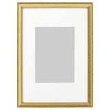 SILVERHÖJDEN frame, gold-colour, 21x30 cm