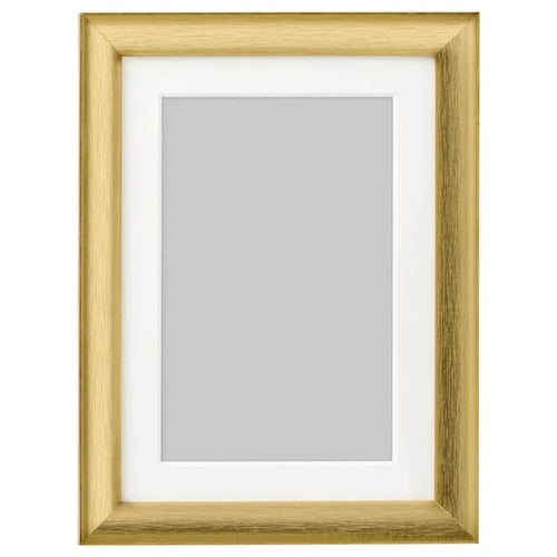 SILVERHÖJDEN - Frame, gold-colour, 13x18 cm