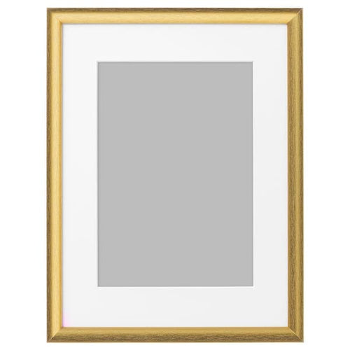 SILVERHÖJDEN frame, gold-colour, 30x40 cm