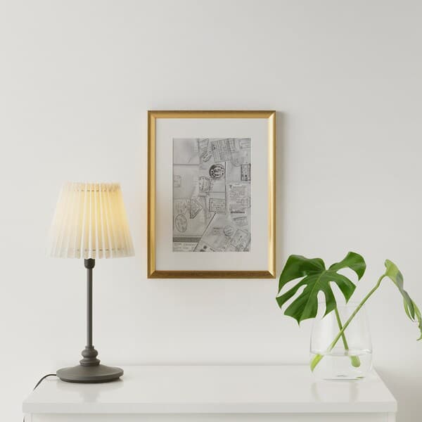 SILVERHÖJDEN - Frame, gold-colour, 30x40 cm - best price from Maltashopper.com 50370409