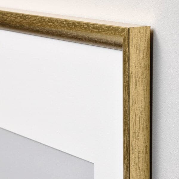 Ikea SILVERHÖJDEN - Frame, gold-colour, 61x91 cm