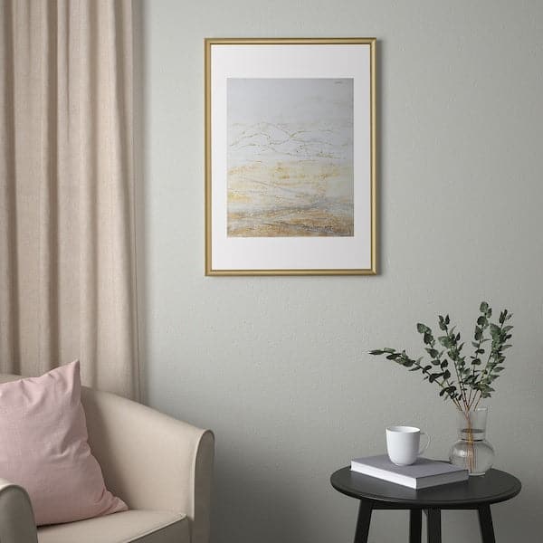 Ikea SILVERHÖJDEN - Frame, gold-colour, 50x70 cm