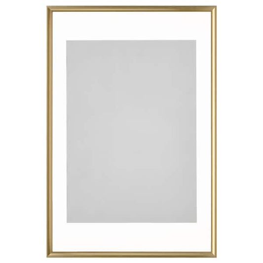 Ikea SILVERHÖJDEN - Frame, gold-colour, 61x91 cm