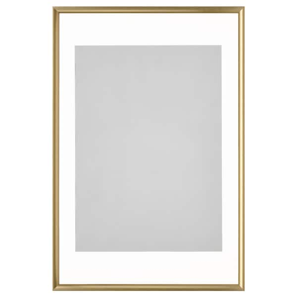 SILVERHÖJDEN - Frame, gold-colour, 61x91 cm