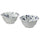 SILVERSIDA - SILVERSIDA Bowl, patterned/blue, 14 cm