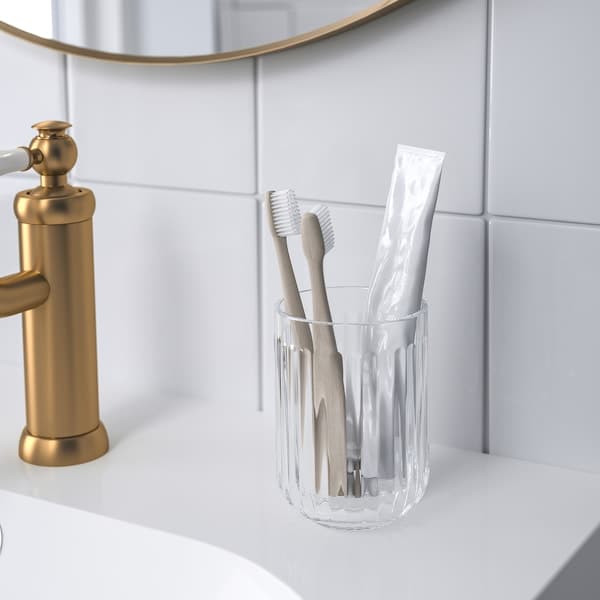 EKOLN toothbrush holder, beige - IKEA Austria