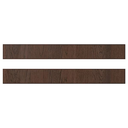 SINARP - SINARP Drawer front, brown, 80x10 cm