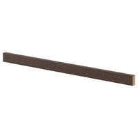 SINARP rounded deco strip/moulding, brown, 221 cm