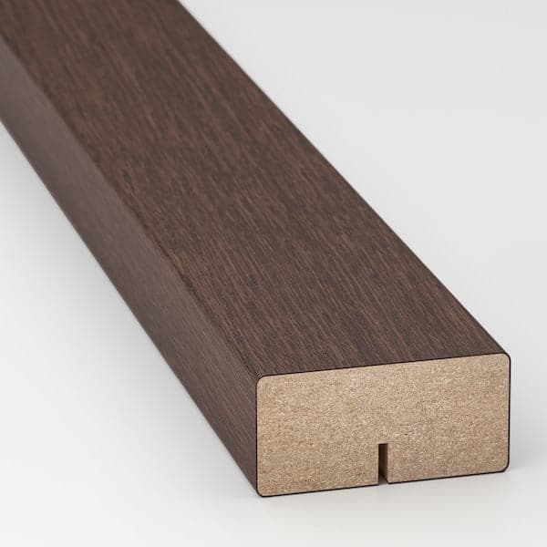 Ikea SINARP - Rounded deco strip/moulding, brown, 221 cm
