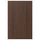 SINARP 2-p door f corner base cabinet set, brown, 25x80 cm