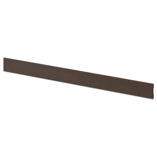 Ikea SINARP - Plinth, brown wood effect, 220x8 cm