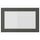 SINDVIK glass door, dark grey/clear glass, 60x38 cm