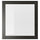 SINDVIK - SINDVIK Glass door, black-brown/clear glass, 60x64 cm