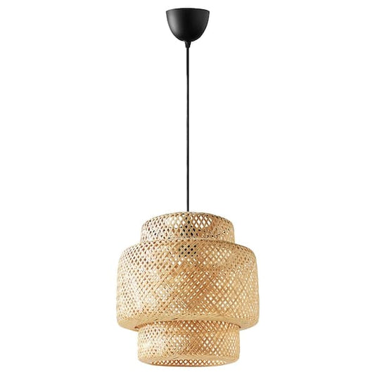 SINNERLIG - Pendant lamp, bamboo/handmade, 27 cm - best price from Maltashopper.com 00508536