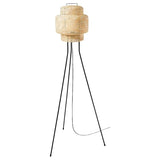 SINNERLIG floor lamp, bamboo/handmade, 27 cm