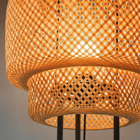 SINNERLIG - Floor lamp, bamboo/handmade , - best price from Maltashopper.com 30501213