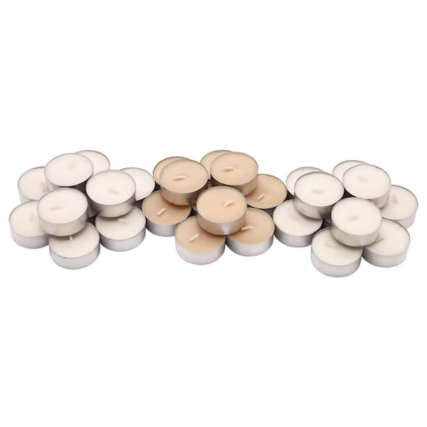 Ikea SINNLIG - Scented tealight, Sweet vanilla/natural ,