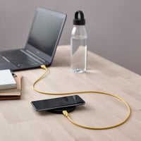 SITTBRUNN - USB-A to USB-C, light yellow, 1 m - best price from Maltashopper.com 80539483