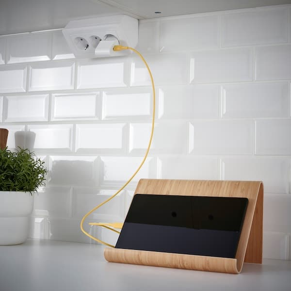Ikea SITTBRUNN - USB-A to USB-C, light yellow, 1 m