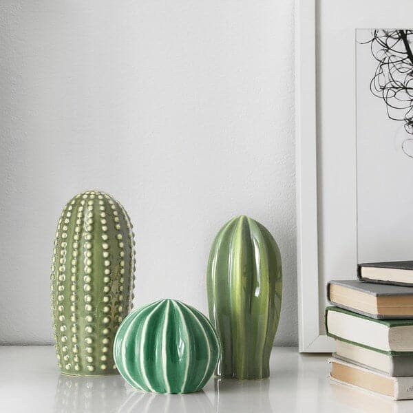 Ikea SJÄLSLIGT - Decoration set of 3, green