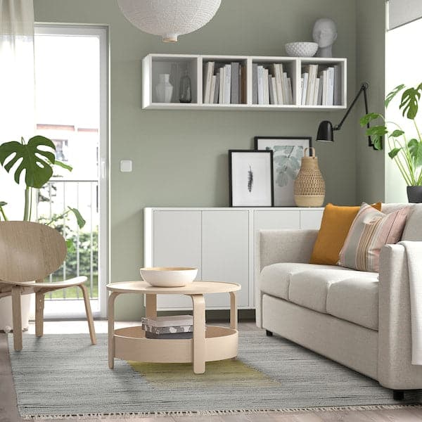 SJÖTÅTEL - Carpet, flatweave, grey-yellow, , 140x200 cm - best price from Maltashopper.com 90570760