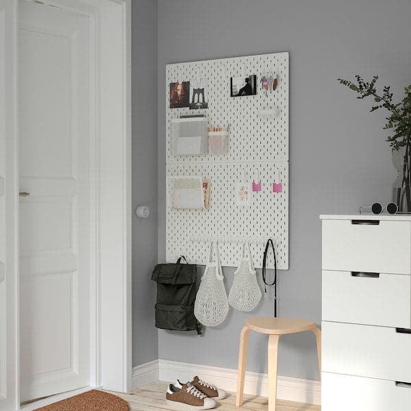 Ikea SKÅDIS - Hook rack, white