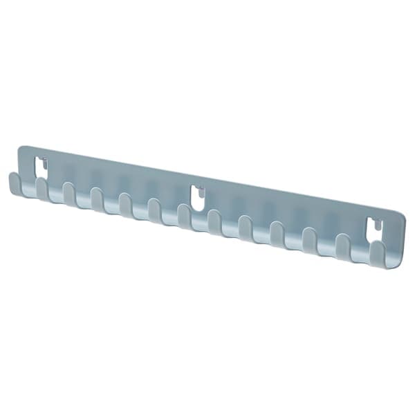 SKÅDIS - Hook rack, light grey-blue