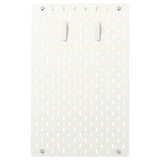 SKÅDIS pegboard combination, white, 36x56 cm