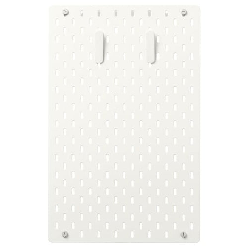 SKÅDIS pegboard combination, white, 36x56 cm