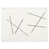 SKÅDIS pegboard combination, white, 76x56 cm