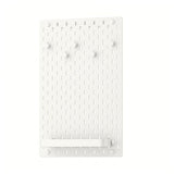 SKÅDIS pegboard combination, white, 36x56 cm