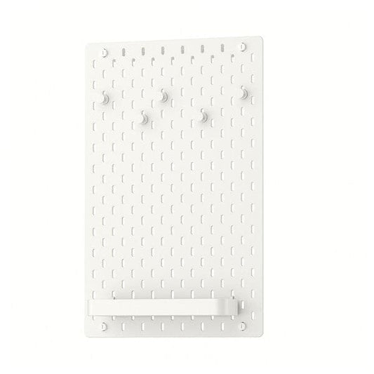 SKÅDIS - Pegboard combination, white, 36x56 cm - best price from Maltashopper.com 79515973