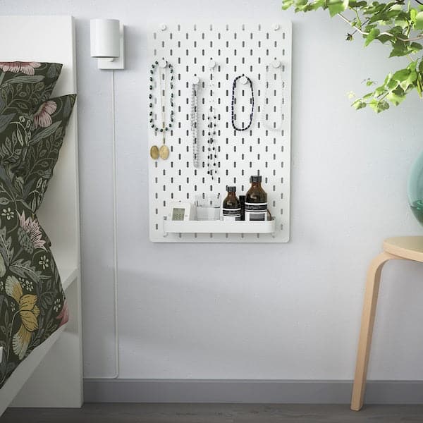 Ikea SKÅDIS - Pegboard combination, white, 36x56 cm