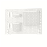 SKÅDIS pegboard combination, white, 56x37 cm