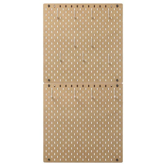 Ikea SKÅDIS Combination of storage panel - wood 56x112 cm ,