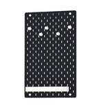SKÅDIS pegboard combination, black, 36x56 cm
