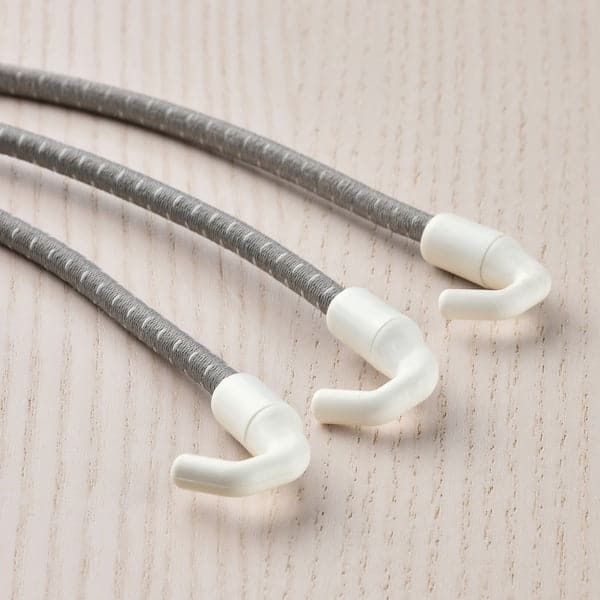 SKÅDIS - Elastic cord, grey - best price from Maltashopper.com 40321631