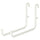 SKÅDIS hook, white, 2 pack