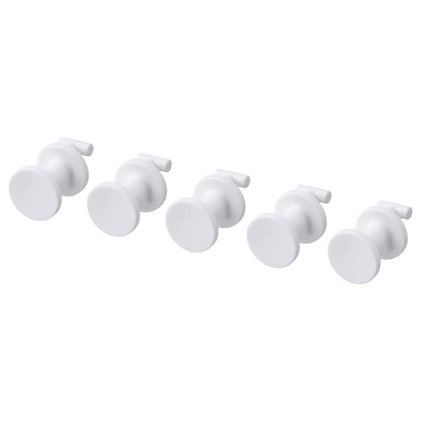 Ikea SKÅDIS - Hook, white, 19 mm