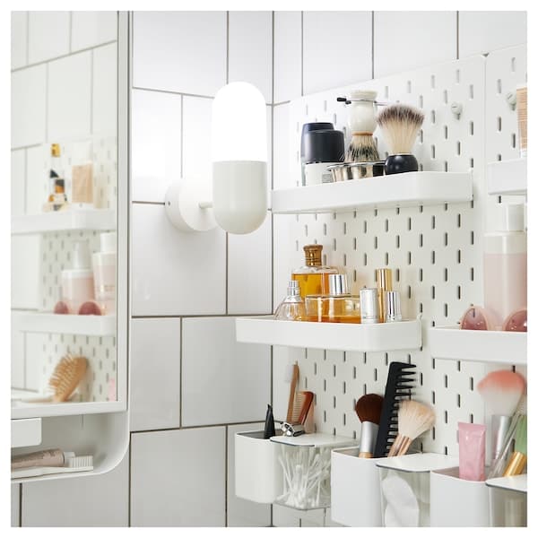 Ikea SKÅDIS - Pegboard, white, 36x56 cm