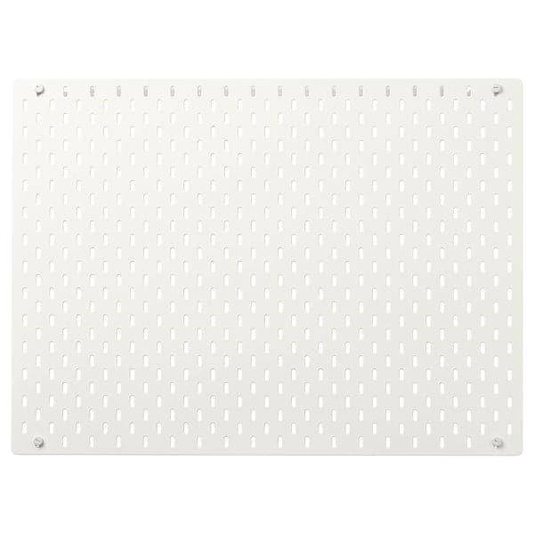SKÅDIS - Pegboard, white, 76x56 cm - best price from Maltashopper.com 10321618