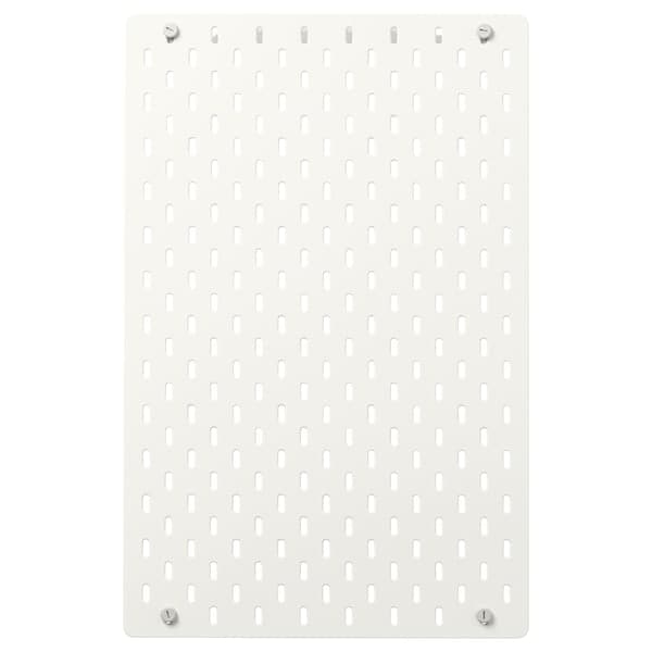 SKÅDIS - Pegboard, white, 36x56 cm