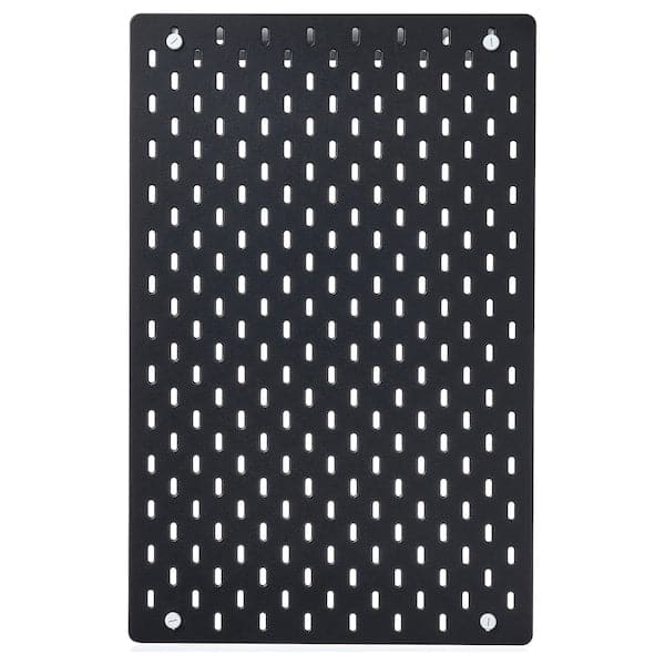 Ikea SKÅDIS - Pegboard, black, 36x56 cm