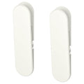 SKÅDIS clip, white, 2x8 cm, 2 pack